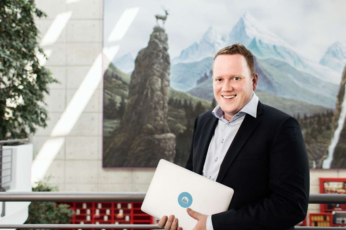 Marc Hildebrandt at the Headquarters of Seerene